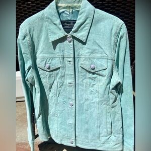 Terry Lewis NEVER WORN classic luxuries suede jacket. Buttons still covered.